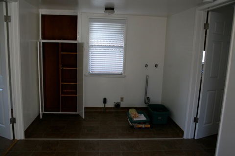 Laundry Room - Will become Master Closet