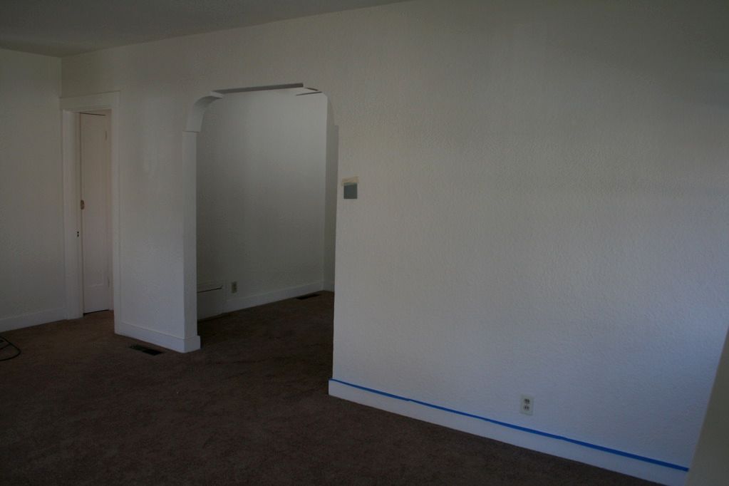 Living Room Before - Looking towards Dining