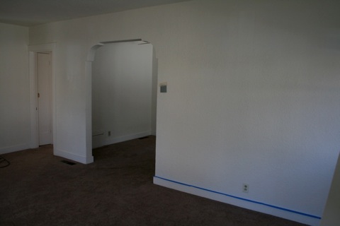 Living Room Before - Looking towards Dining