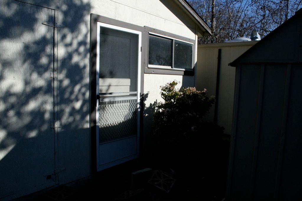 Door to workshop