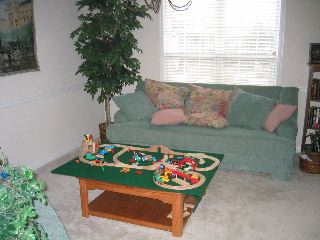 Living room...with BRIO trains!