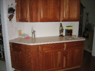Kitchen side cabinets