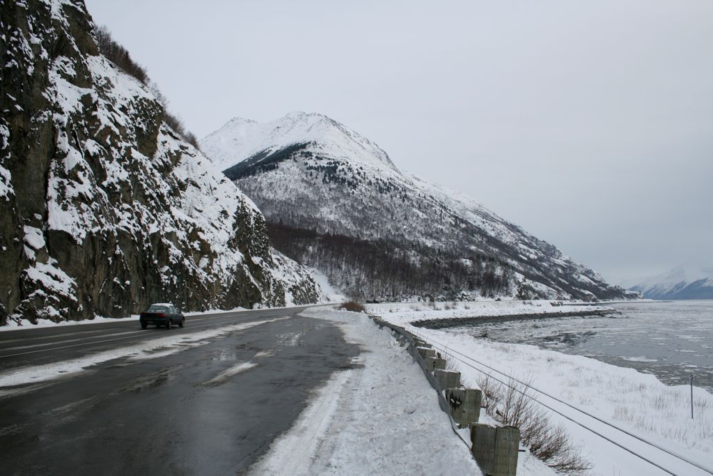 Mountains next to Kenai Lake