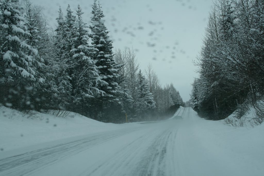 Driving in the snow