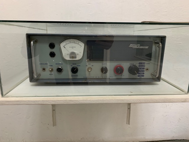 Radio wave equipment from the middle of the 20th century, used by the police station in Khami Lake (now called Fagnano)
