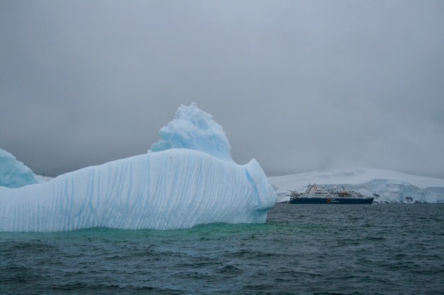 Iceberg and the ship