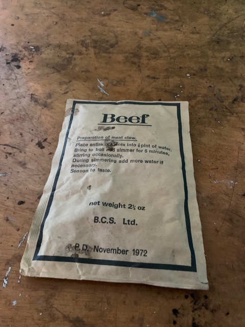 Packet of Beef from November 1972