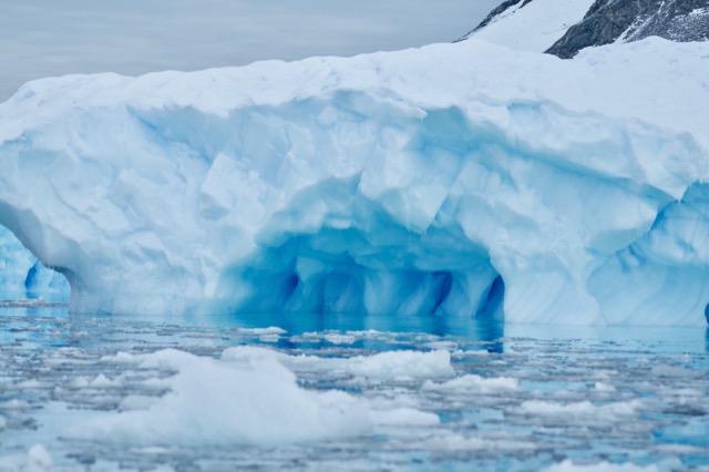 More beautiful blue ice