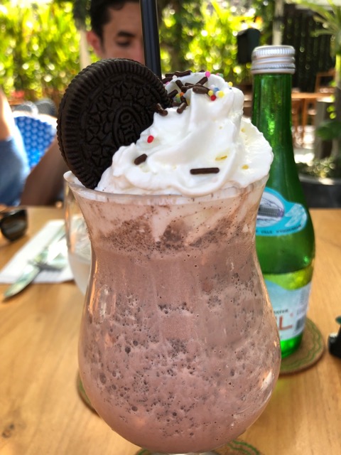 Chocolate milkshake