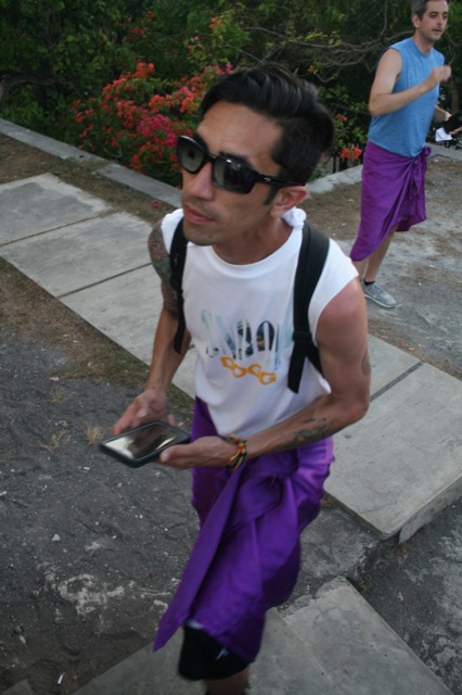 Myke at the Uluwatu Temple