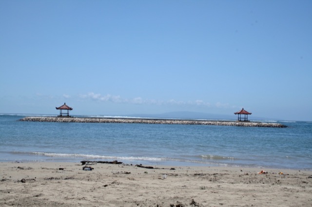 Breakwater at the beach