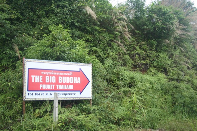 Sign for the Big Buddha