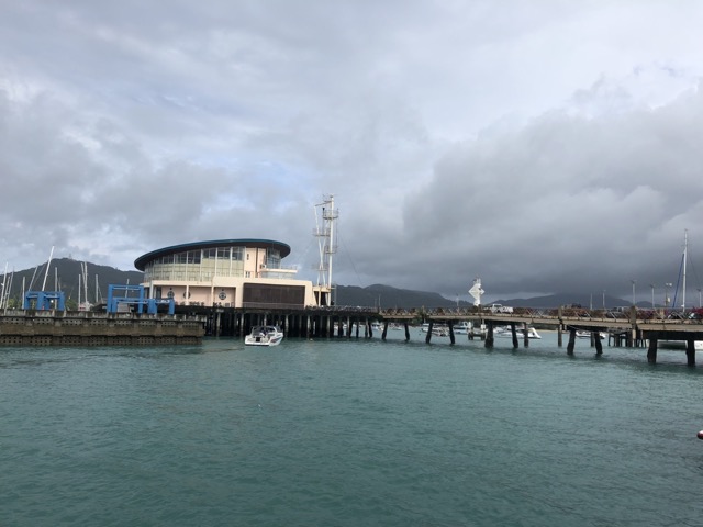 Leaving the pier again