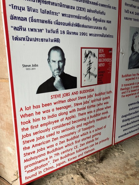 Sign about Steve Jobs