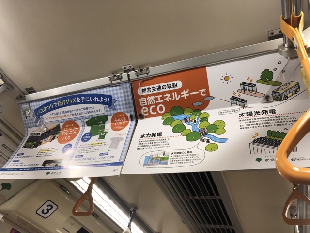 Banner ads on the subway... I love how these hang.
