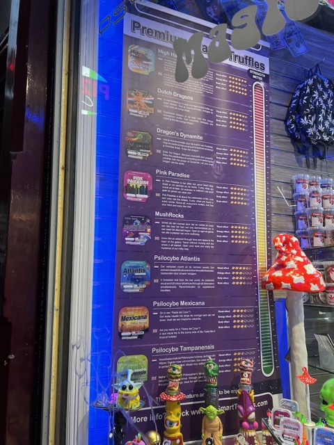 Mushroom menu