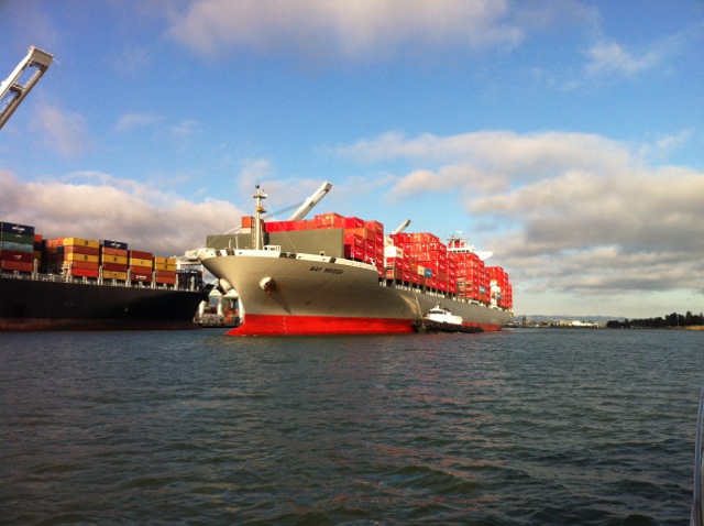 Bay Bridge Container Ship