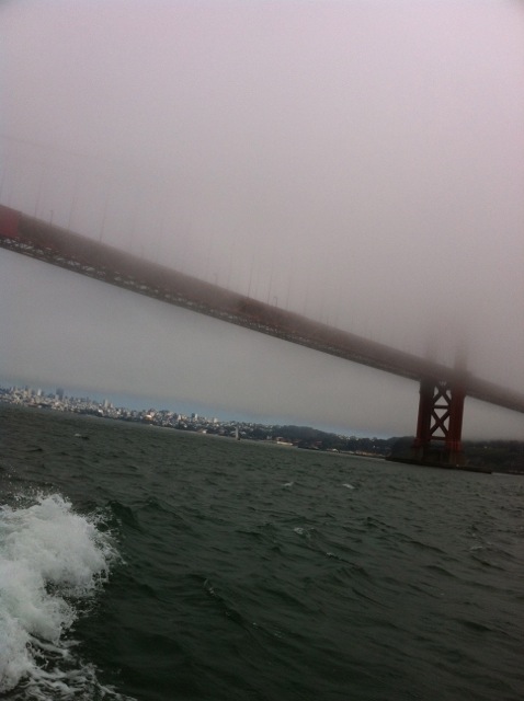 Golden Gate Bridge, fogged in