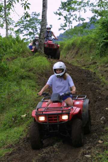 IMG_4350 Kelly, Mom, and Dad, on the ATV's