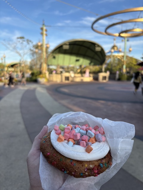 Had a delicious sugar cookie for a snack