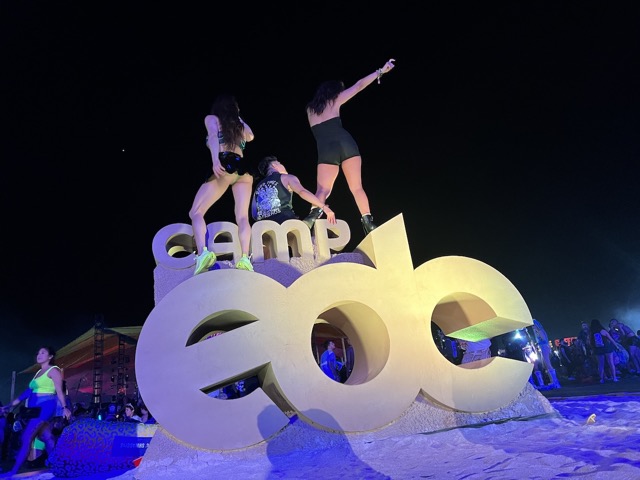 Camp EDC sign