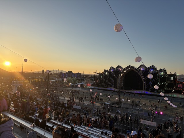 Sunrise over cosmicMEADOW