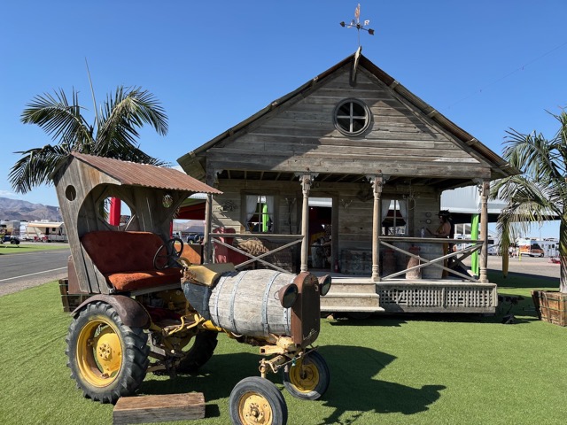 A tractor...