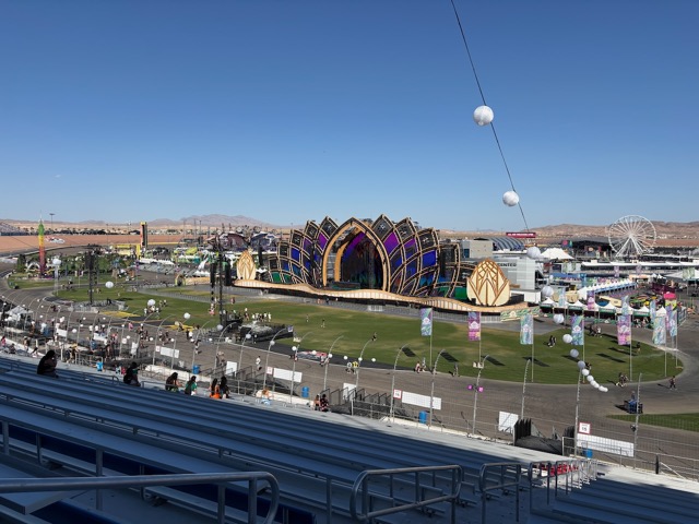 Entering the speedway for the first time!