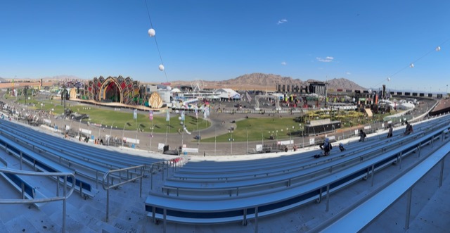Pano of the empty speedway