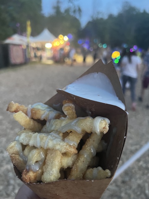 Cinnamon sugar fries...mmmm