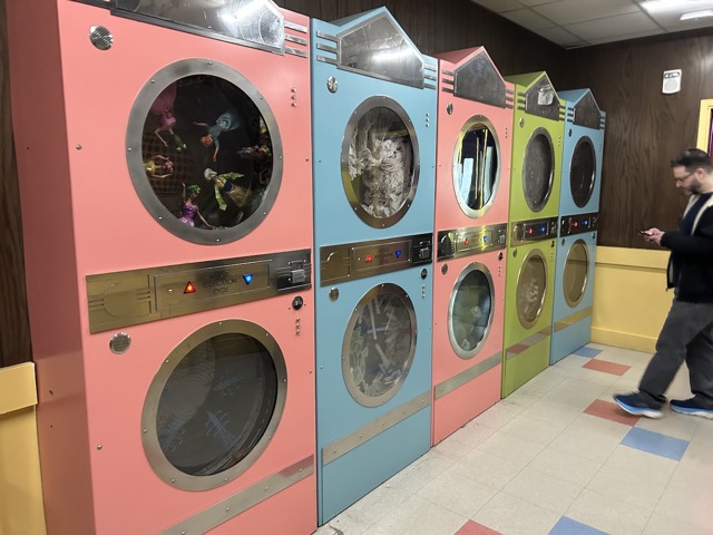 Laundromat at the Meow Wolf