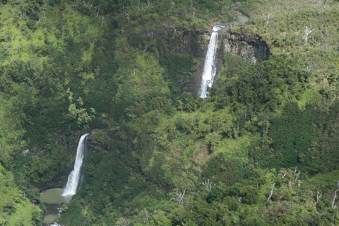 Double waterfalls