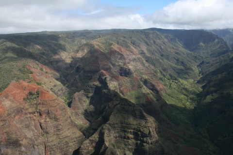 Mini-grand canyon on Kauai