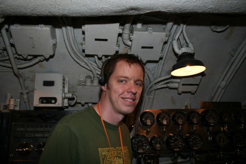 Rob in the submarine