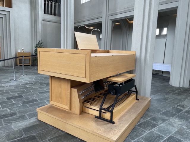 The organ at Hallgrímskirkja