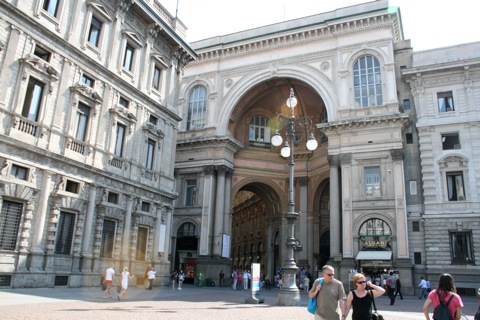 Galleria Vittorio Emanuele from outside