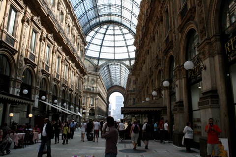 Galleria Vittorio Emanuele, the oldest mall in the world