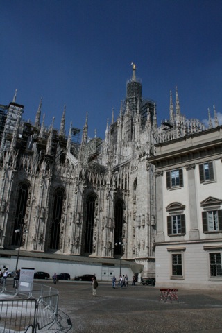 Right side of the duomo