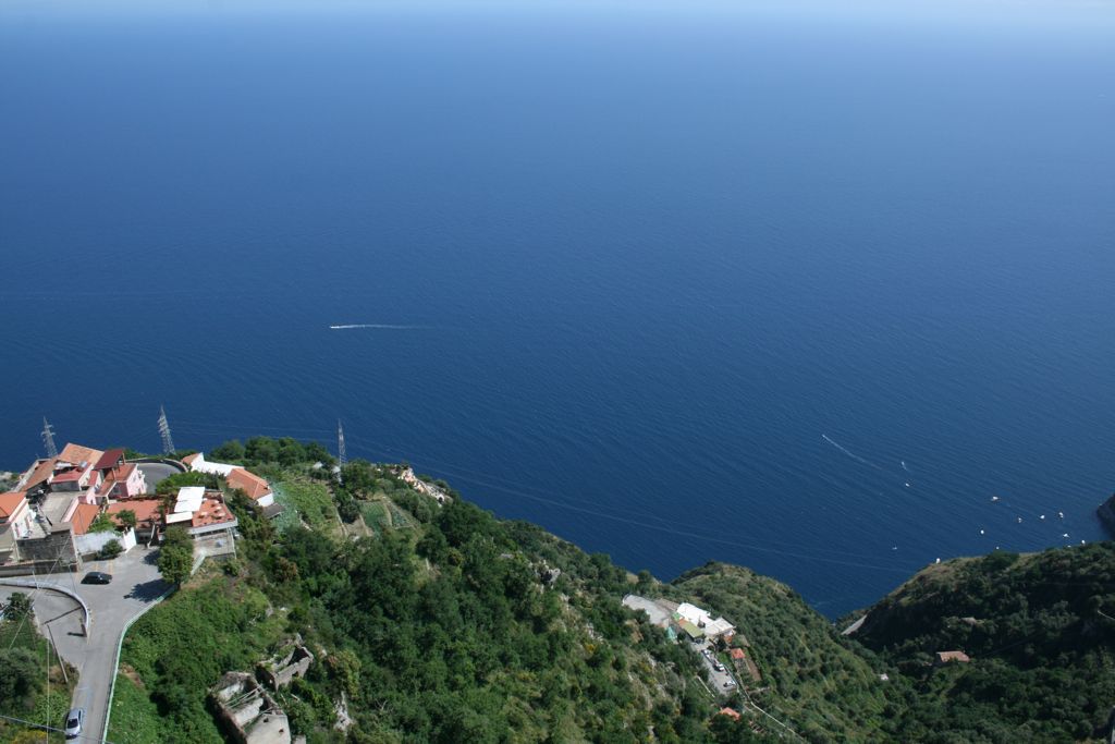 Overlooking the Amalfi Coast