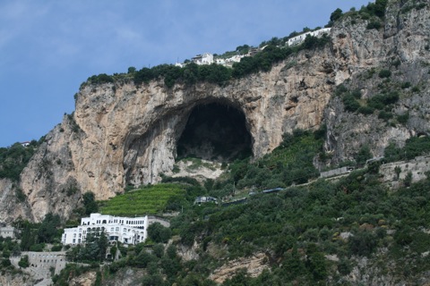 Cave outside of Amalfi