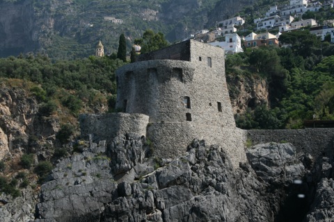 Another turret lookout in Praiano