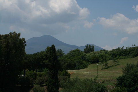Volcano near Pompei