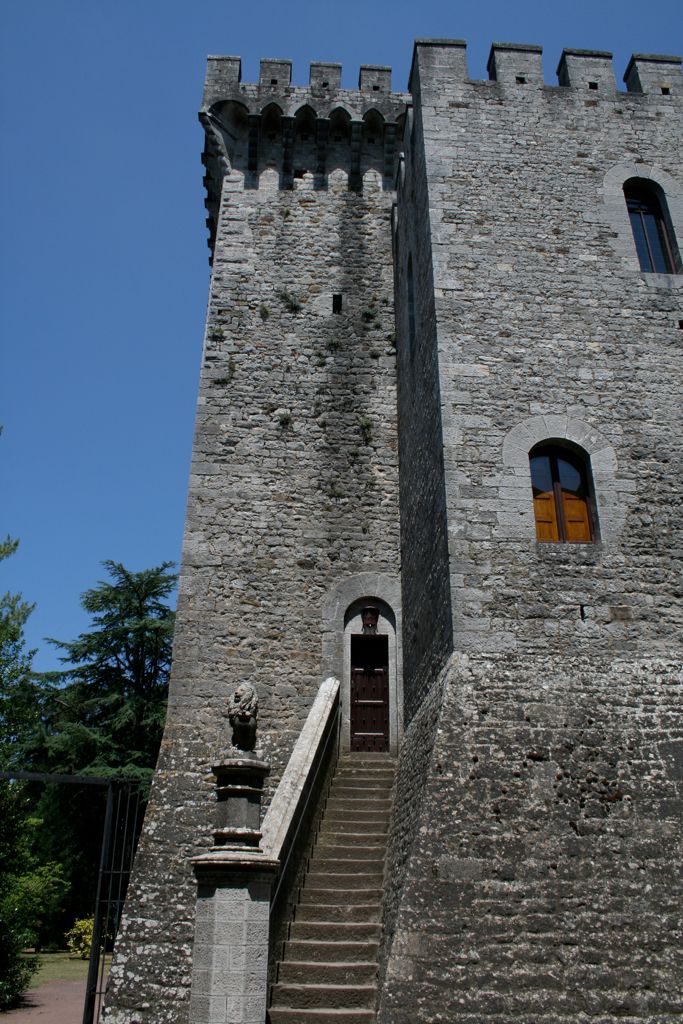 Inside castle wall
