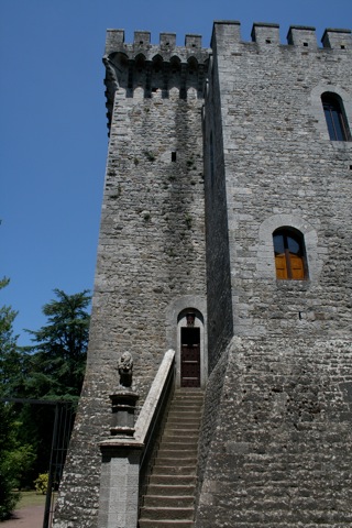 Inside castle wall