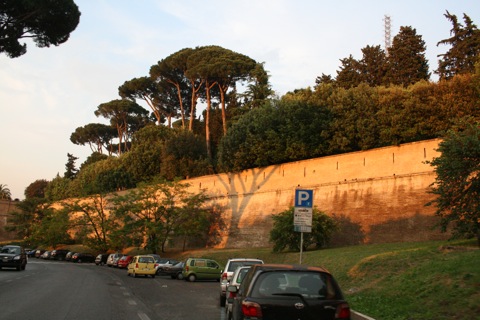 Wall around Vatican