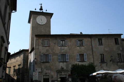 Clock tower near Duomo