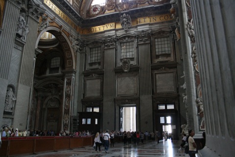 Back inside of the basilique