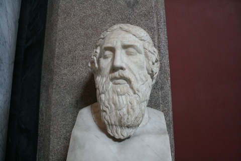 Homer, the blind poet.  5th Century BC.