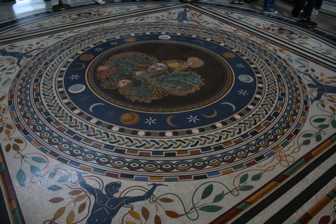 Floor of the Sala a Croce Greca