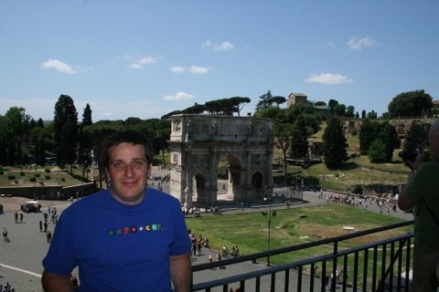 Myke and the Arco di Costantino